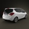 Vauxhall Meriva 2011 3d model