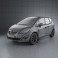 Vauxhall Meriva 2011 3d model