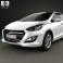 Hyundai i30 (Elantra Touring) hatchback 2013 3d model