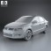 Volkswagen Polo sedan 2012 3d model