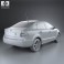 Volkswagen Polo sedan 2012 3d model