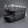 AEC Routemaster RMC 1954 3d model