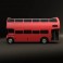 AEC Routemaster RMC 1954 3d model