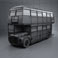 AEC Routemaster RM 1954 3d model