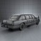 Cadillac DTS Limousine 2005 3d model