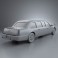 Cadillac DTS Limousine 2005 3d model