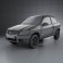 Chevrolet Celta 3-door hatchback 2011 3d model