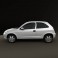 Chevrolet Celta 3-door hatchback 2011 3d model