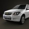 Chevrolet Celta 3-door hatchback 2011 3d model
