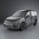 Citroen Berlingo Multispace 2011 3d model