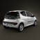 Citroen C1 3-door 2012 3d model