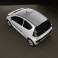 Citroen C1 3-door 2012 3d model
