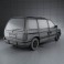 Dodge Caravan 1990 3d model