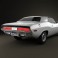 Dodge Challenger hardtop 1970 3d model
