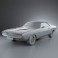 Dodge Challenger hardtop 1970 3d model