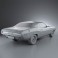 Dodge Challenger hardtop 1970 3d model