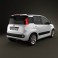 Fiat Panda 2012 3d model