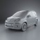 Fiat Panda 2012 3d model