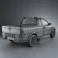 Fiat Strada III 2004 3d model