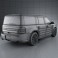 Ford Flex 2013 3d model
