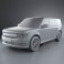 Ford Flex 2013 3d model