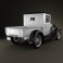 Ford Model A Pickup Closed Cab 1928 3d model