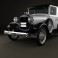 Ford Model A Pickup Closed Cab 1928 3d model