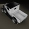 Ford Model A Pickup Closed Cab 1928 3d model
