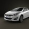 Hyundai i40 sedan 2012 3d model