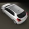 Kia Pro Ceed 3-door hatchback 2011 3d model