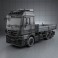 Mercedes-Benz Actros Flatbed 2011 3d model