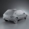 Peugeot 205 3-door GTI 1983-1998 3d model