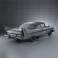 Plymouth Fury coupe Christine 1958 3d model