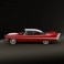 Plymouth Fury coupe Christine 1958 3d model