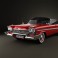 Plymouth Fury coupe Christine 1958 3d model