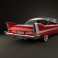 Plymouth Fury coupe Christine 1958 3d model