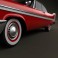 Plymouth Fury coupe Christine 1958 3d model