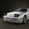 Porsche 944 coupe 1991 3d model