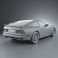 Porsche 944 coupe 1991 3d model
