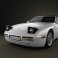 Porsche 944 Cabriolet 1991 3d model