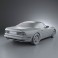 Porsche 944 Cabriolet 1991 3d model
