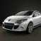 Renault Megane Coupe 2011 3d model