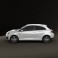 Seat Ibiza Sport Coupe 3-door 2011 3d model