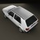 Volkswagen Golf Mk2 5-door 1983 3d model