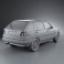 Volkswagen Golf Mk2 5-door 1983 3d model