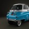 BMW Isetta 300 1956 3d model