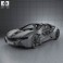BMW i8 concept 2009 3d model