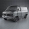 Bedford CF Minibus 1969-1979 3d model