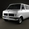 Bedford CF Minibus 1969-1979 3d model