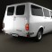 Bedford CF Minibus 1969-1979 3d model